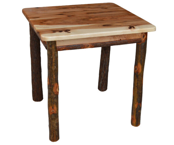Hickory Solid Top End Table