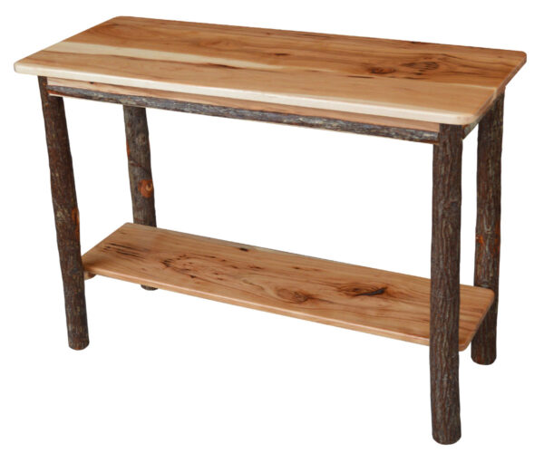Hickory Solid Top Console Table