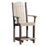 Fanback Cafe Chair With Arms