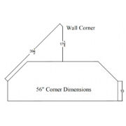 Canted Mission Media Console - 36" - Image 2
