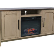 Portland Media Console with Fireplace