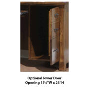 Highland L-Desk With Hutch - Image 7