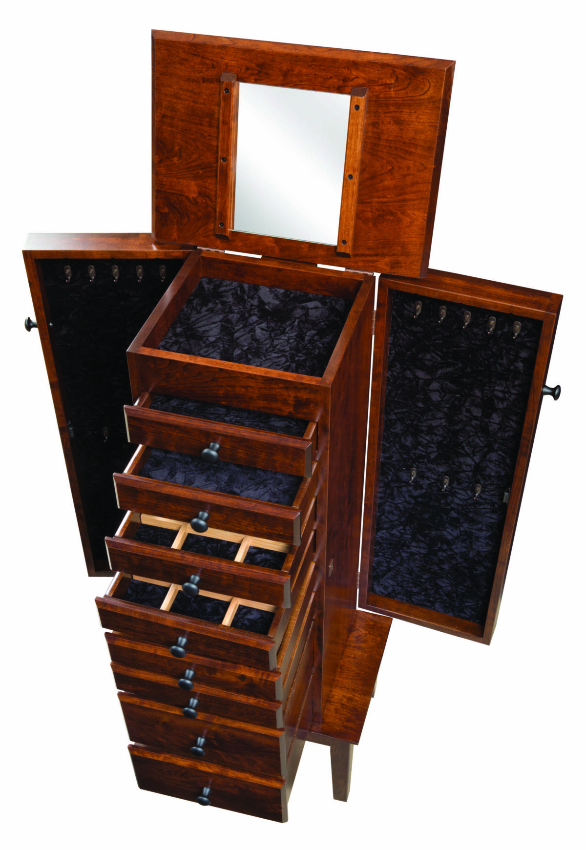 Winged Mill Shaker Jewelry Armoire - Image 2
