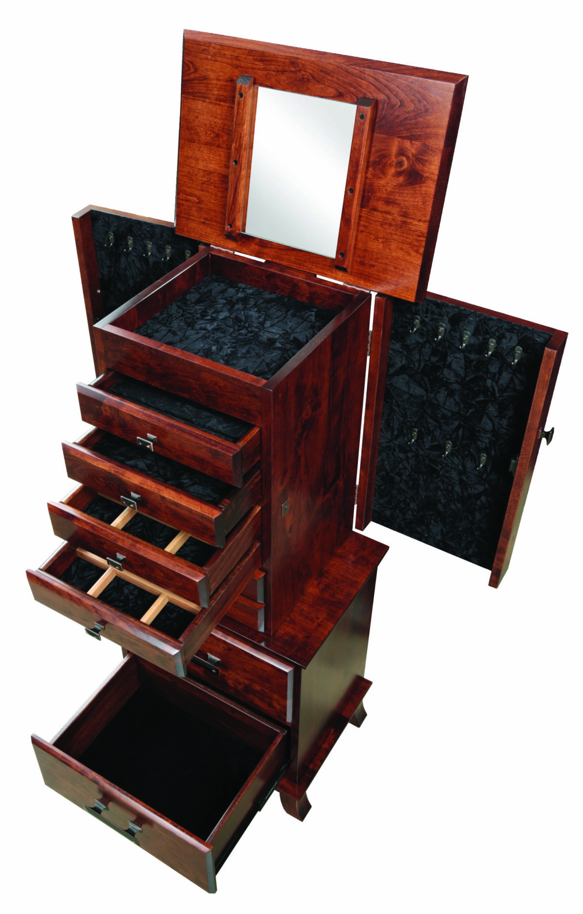 Split Shaker Jewelry Armoire - Image 2