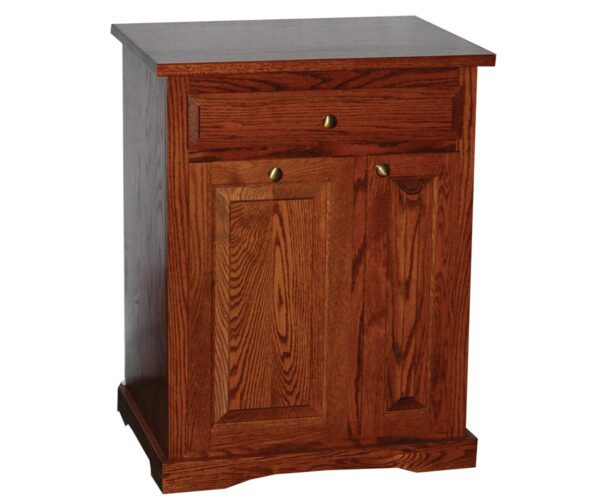 Trash Can with Drawer and Wine Cabinet