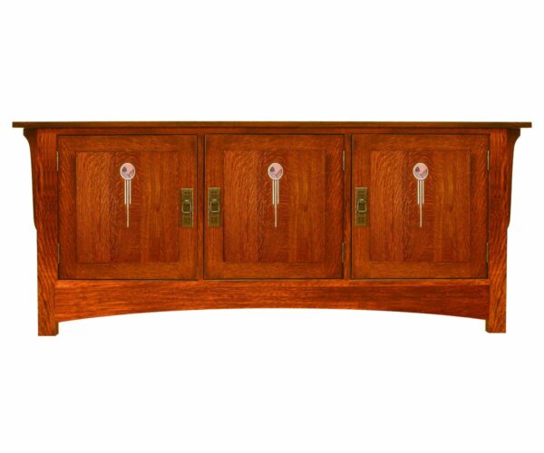 Craftsman 3-Door TV Console