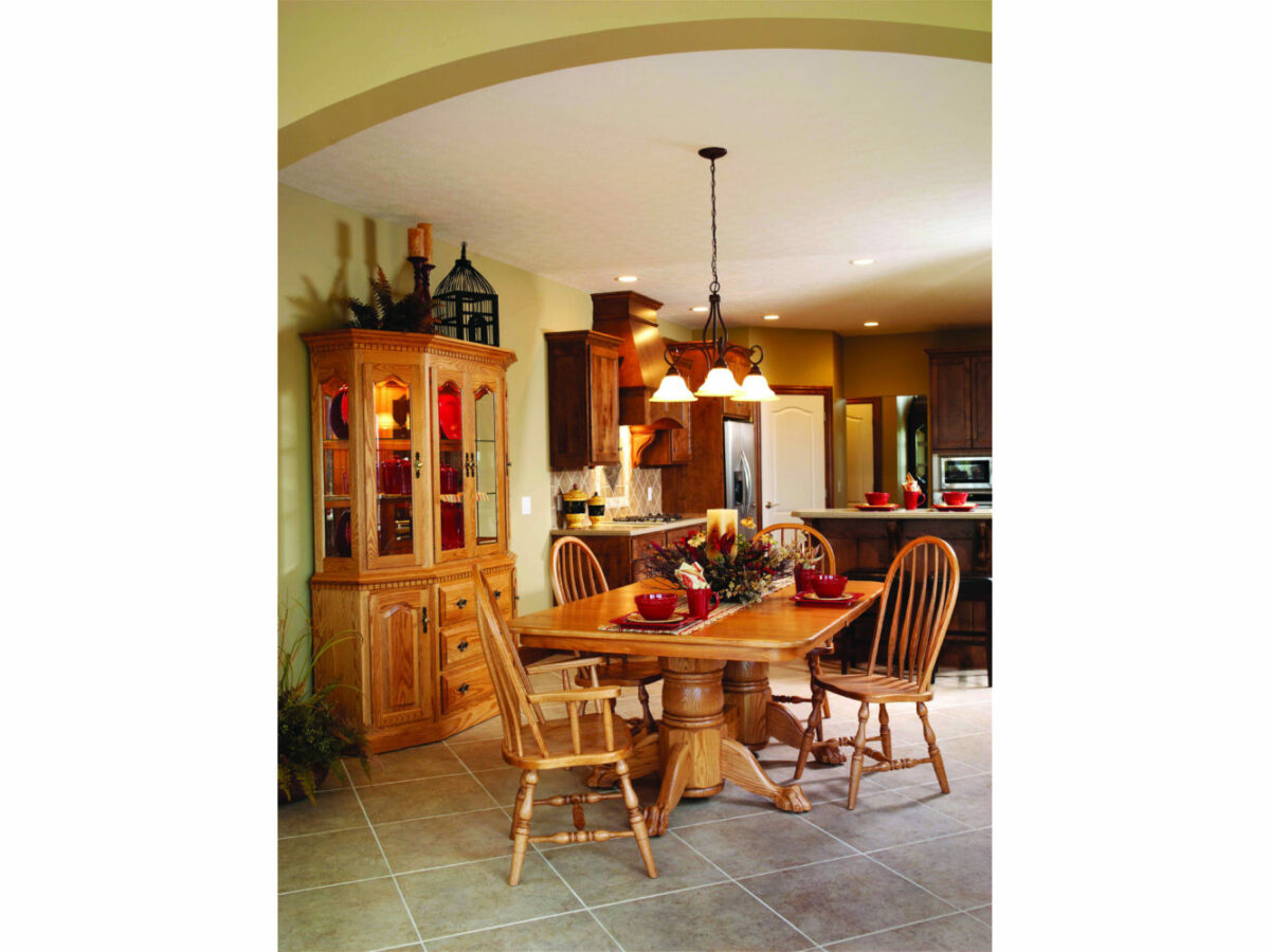 Turned Double Pedestal Table - Image 4