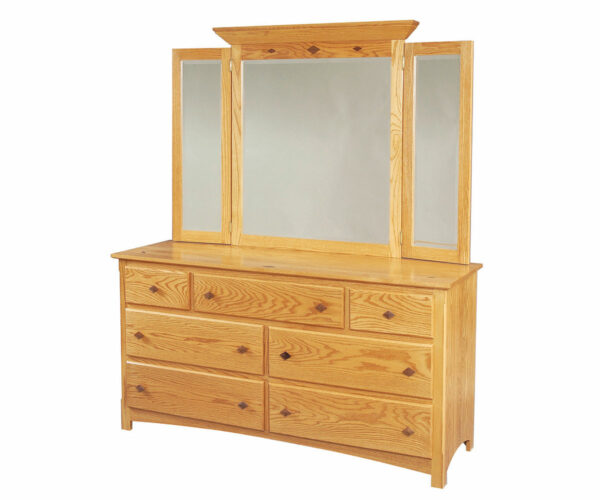 Century Mission Dresser w/Mirror