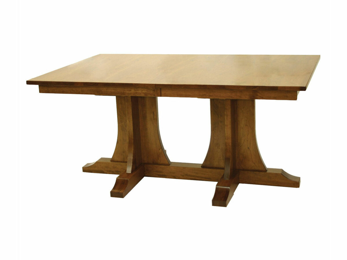 Hamilton Mission Double Pedestal Table