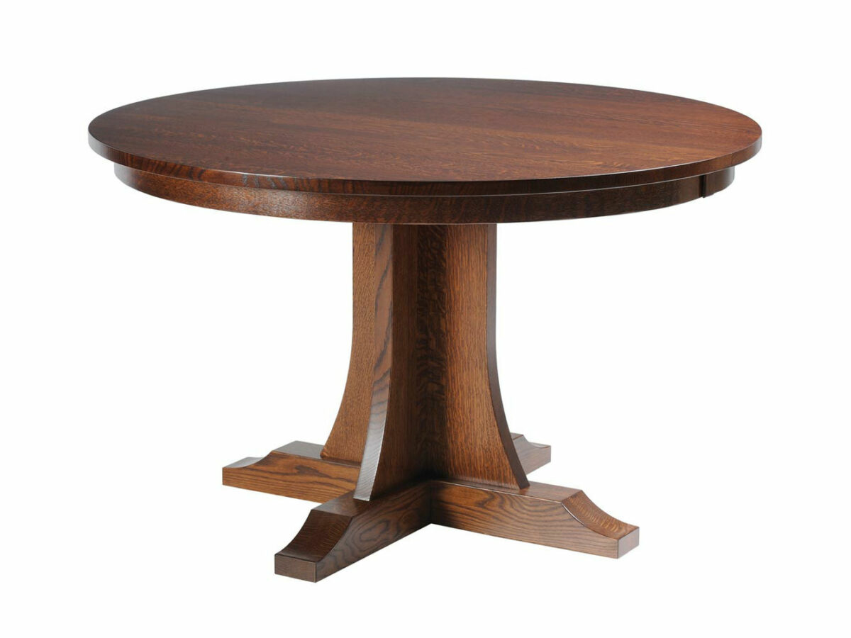 Hamilton Mission Single Pedestal Table