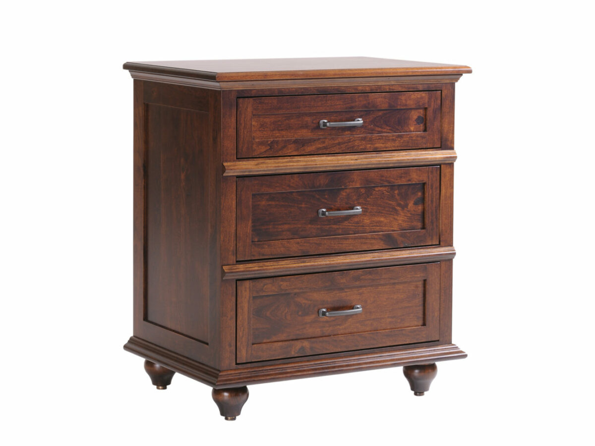 Jamestown 3-Drawer Nightstand