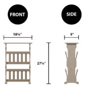 Mission Double Magazine Rack - Image 2