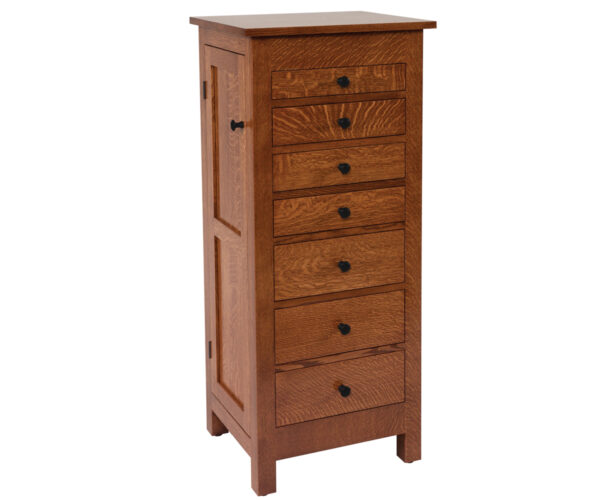Quartersawn Mission Jewelry Armoire