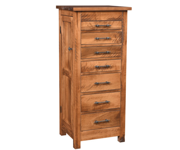 Alpine Rough Sawn Jewelry Cabinet