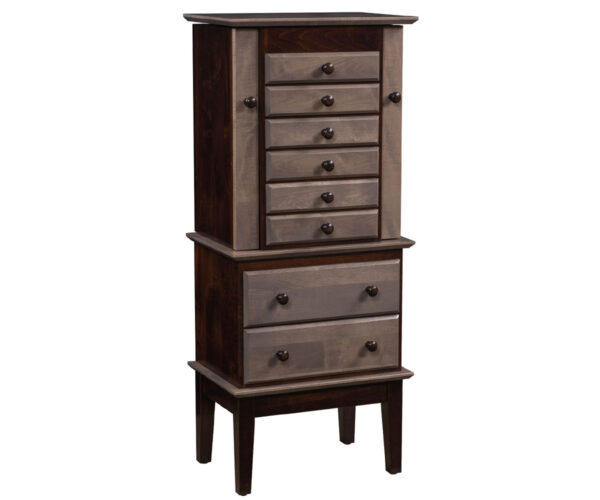 Split Deco Shaker Jewelry Armoire