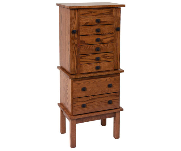 Split Mission Jewelry Armoire