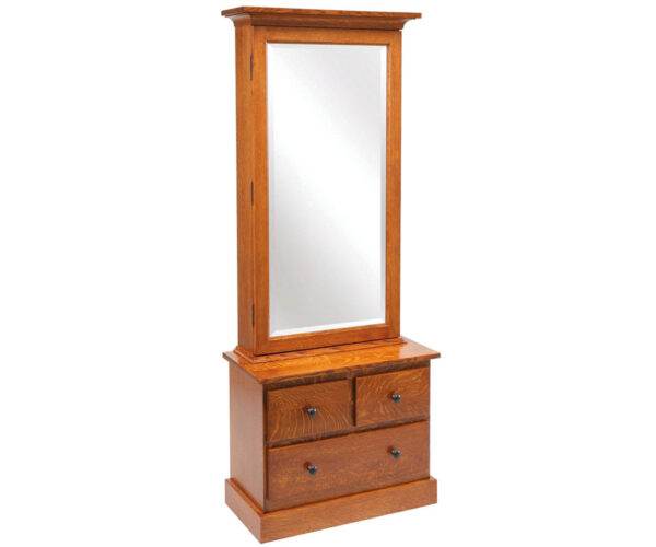 Weston Shaker Mirrored Jewelry Armoire