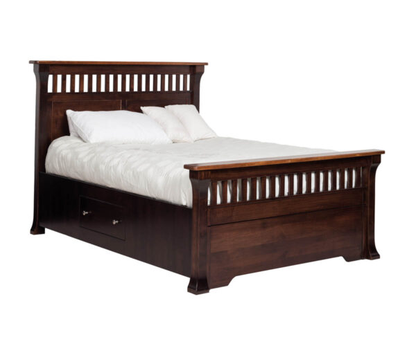 Bloomdale Bed with Pullout Footboard