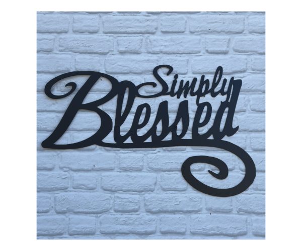 Simply Blessed Plaque
