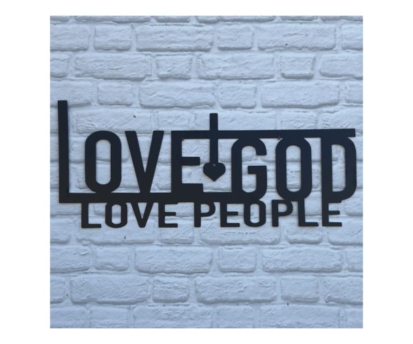 Love God Plaque