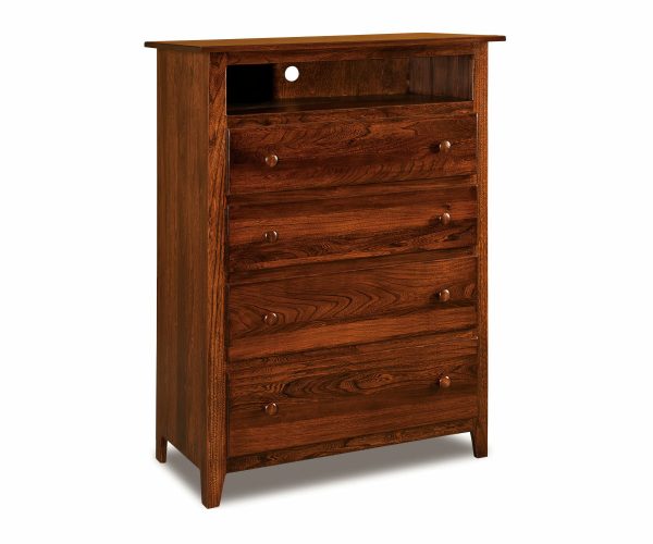 Shaker 4 Drawer Media Chest