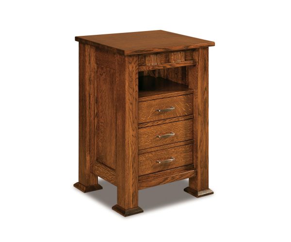 Sequoyah 3 Drawer Open Nightstand