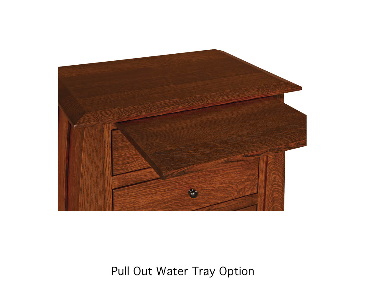 Sequoyah 2 Drawer Open Nightstand - Image 4