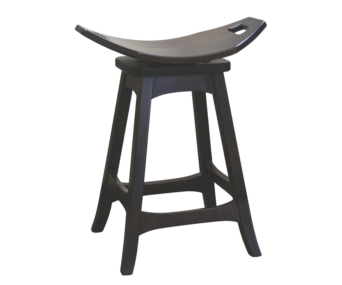 Weston Saddle 24" Swivel Bar Stool