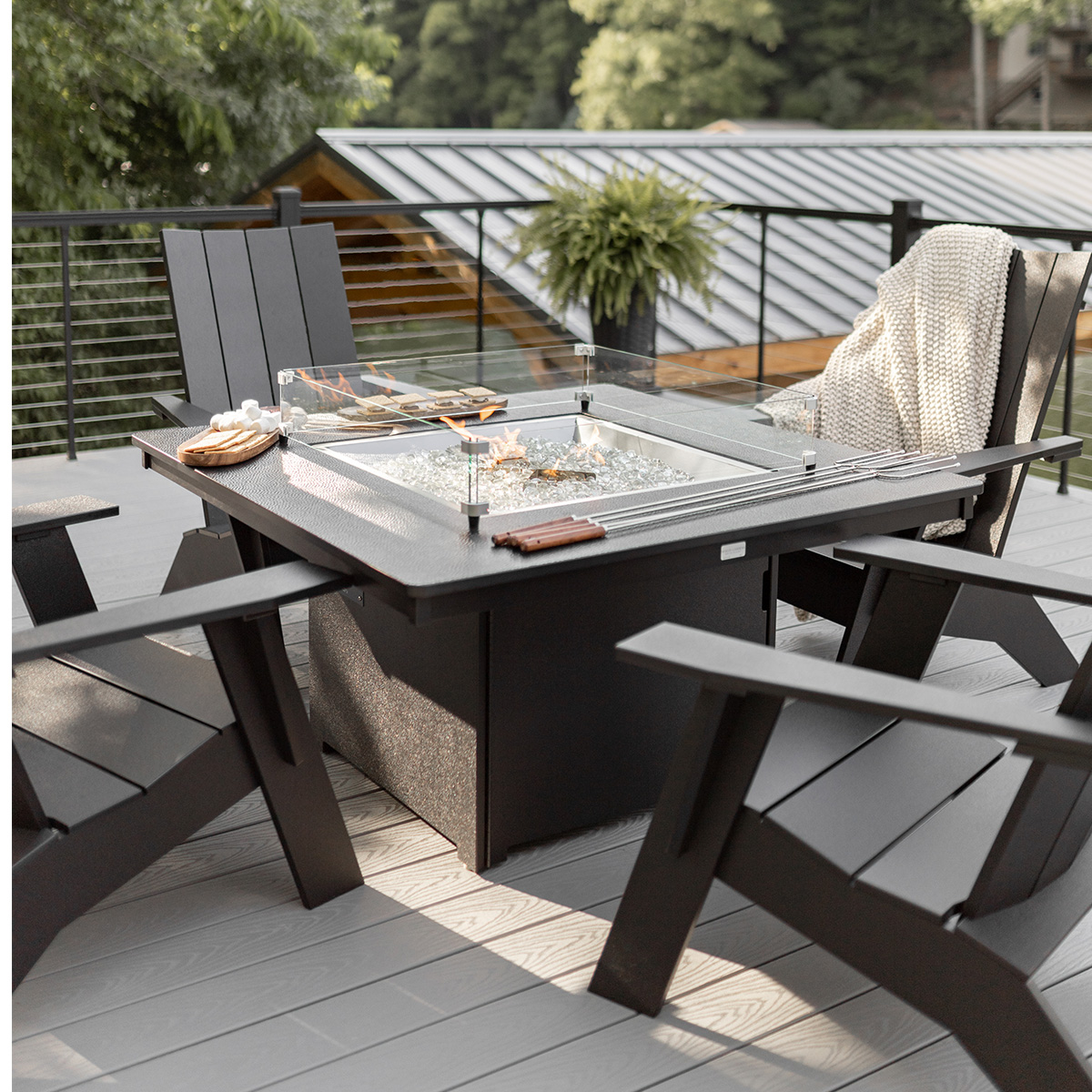 Numa Square Fire Pit - Image 2