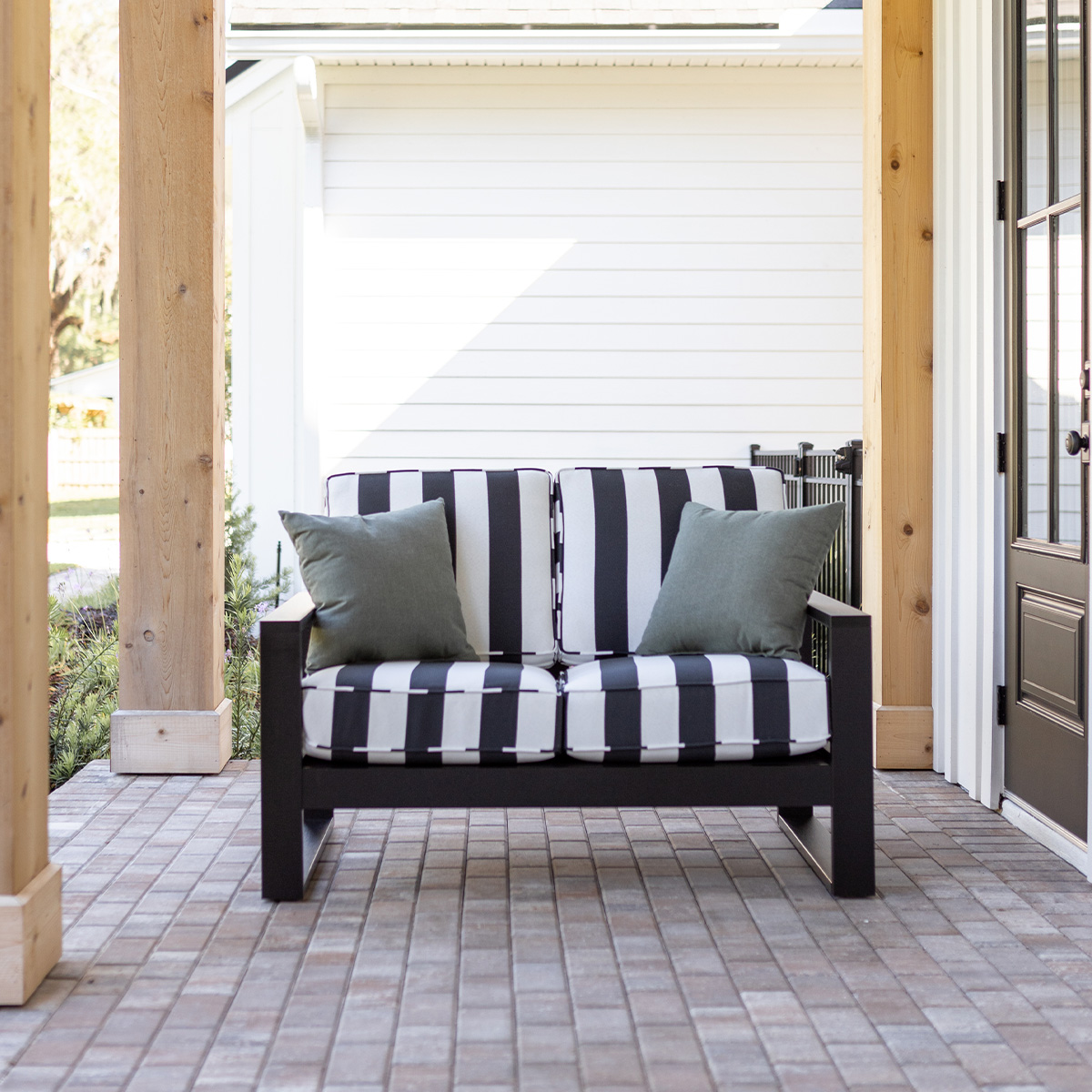 Nordic High Back Loveseat - Image 2