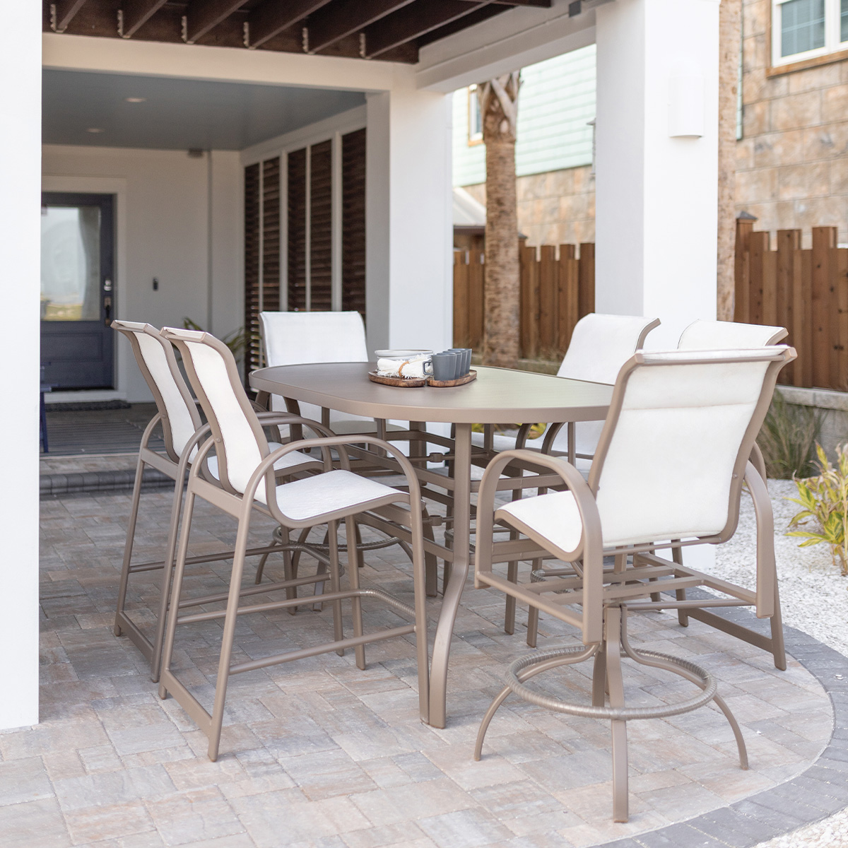 Murphy 42" x 76" Oblong Table - Bar Height - Image 3