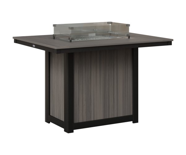 Donoma 42" x 54" Rectangular Counter Fire Table