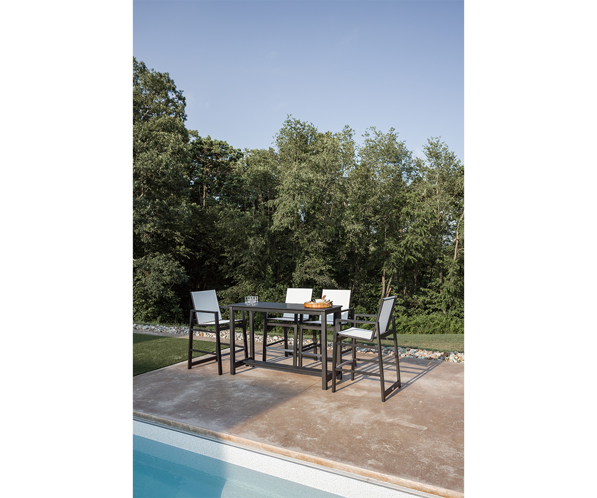 Aluminum Balcony Table - Bar Height - Image 3