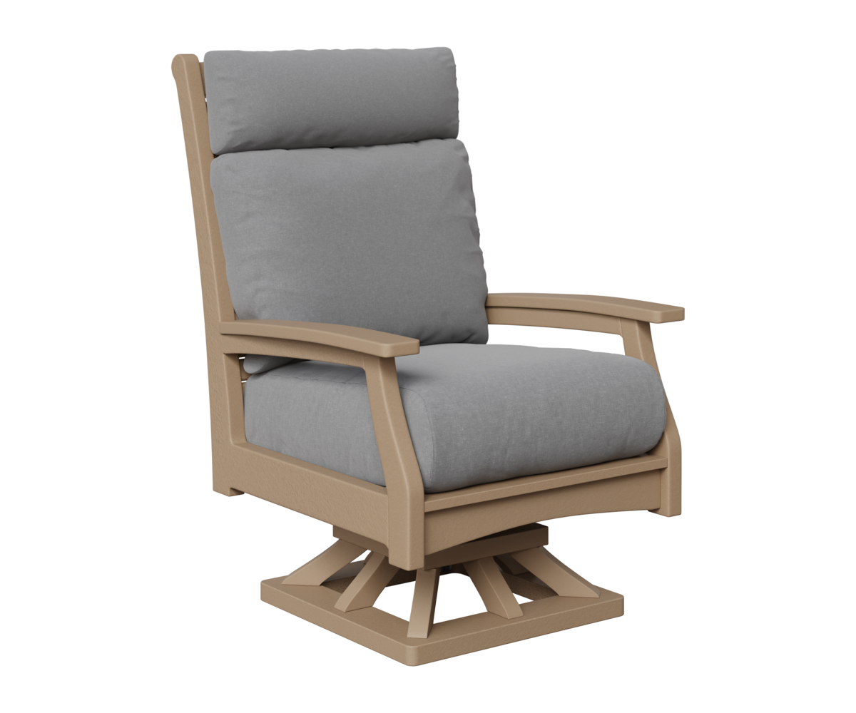 Classic Terrace High Back Swivel Rocker