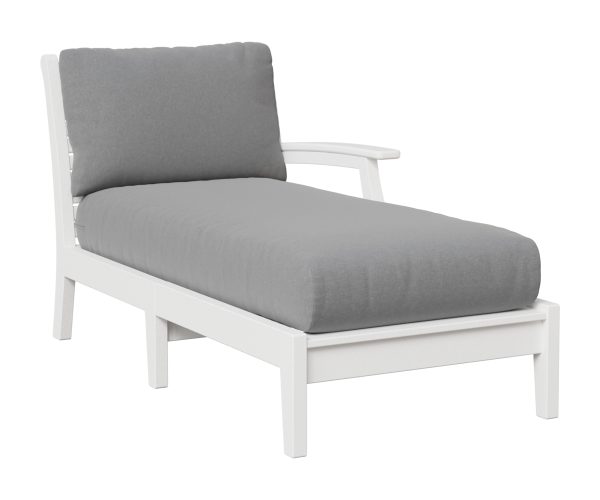 Classic Terrace Arm Chaise Lounge - Left