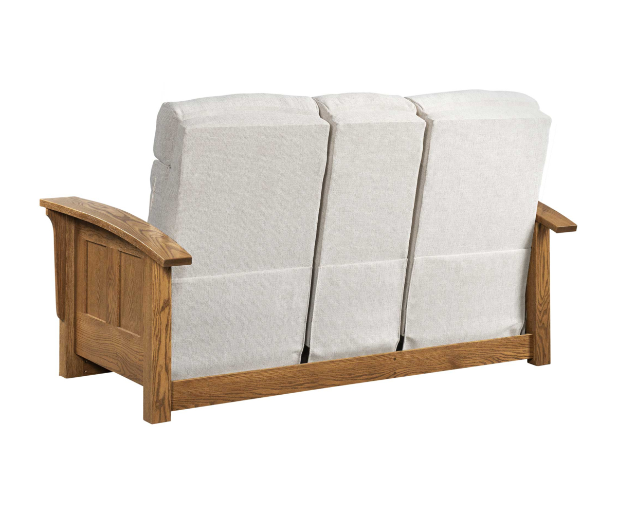 Shaker Center Console Recliner Love Seat - Image 4