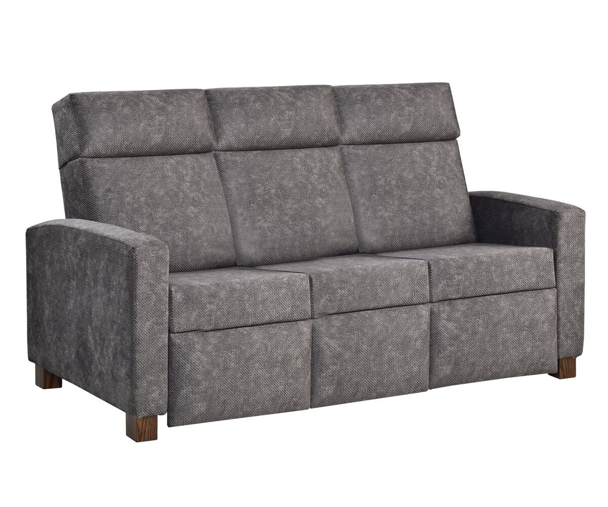 Modern Shaker Push Back Sofa Recliner