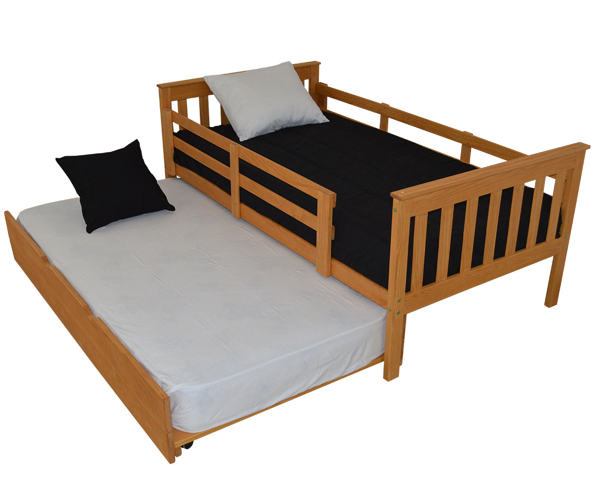 Mission Bed With Safety Rails - Twin - Image 4