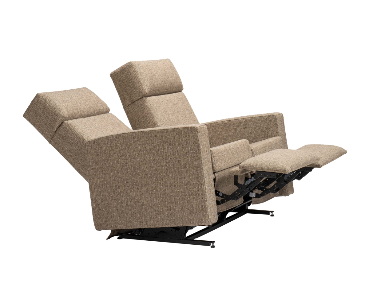 Modern Shaker Love Seat Glider/Recliner - Image 2