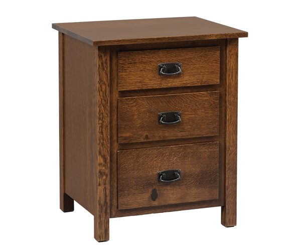 Elkins Three Drawer Nightstand