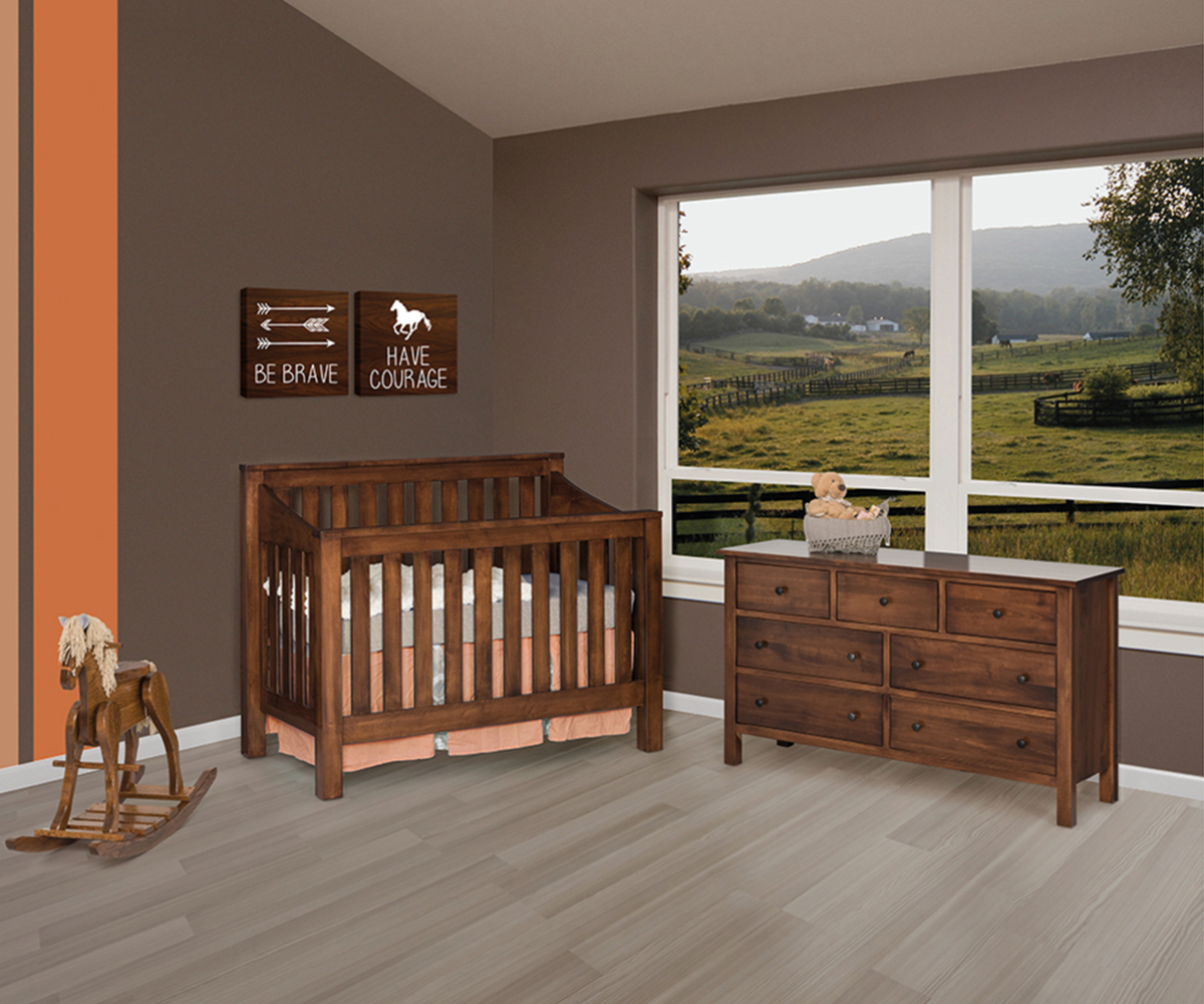 Mission Slat Crib - Image 4