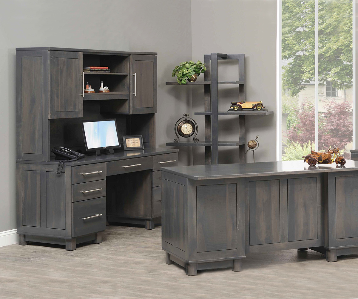 La Salle Urban Lateral File Cabinet With Hutch - Image 3